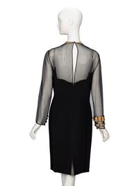 Chloé, Embellished Black Cocktail Dress, F/W 1984