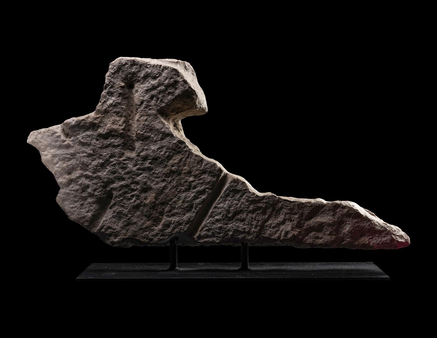 A Roman Marble Sarcophagus Fragment