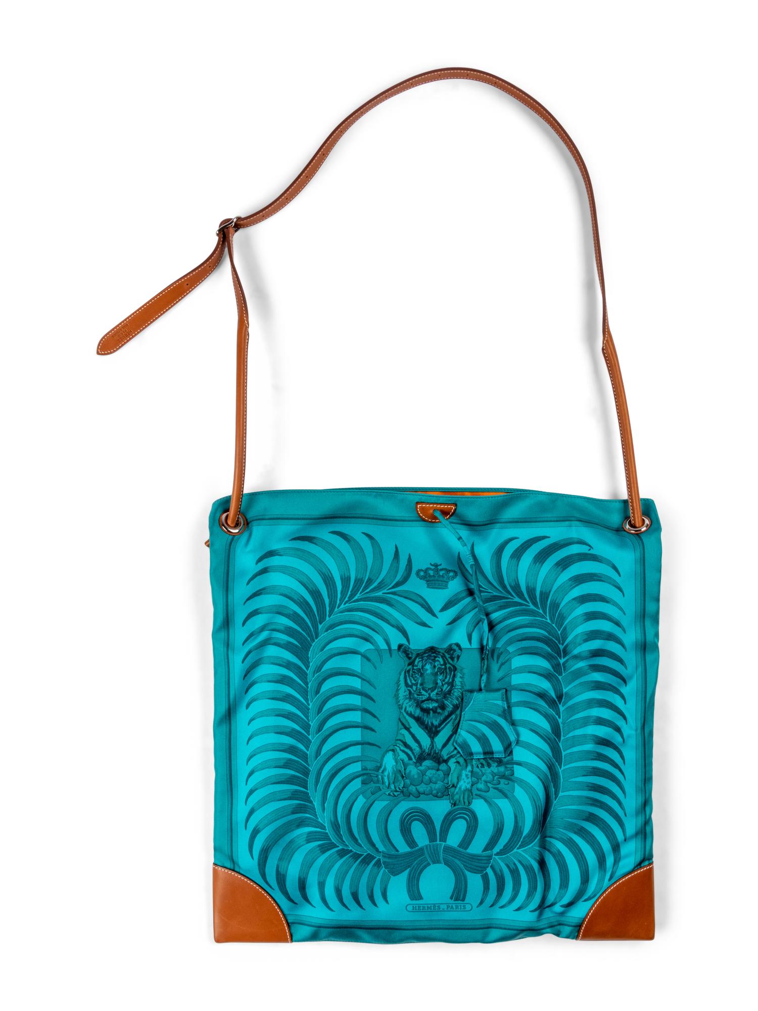 Hermès Printed Tiger City PM Bag, 2014