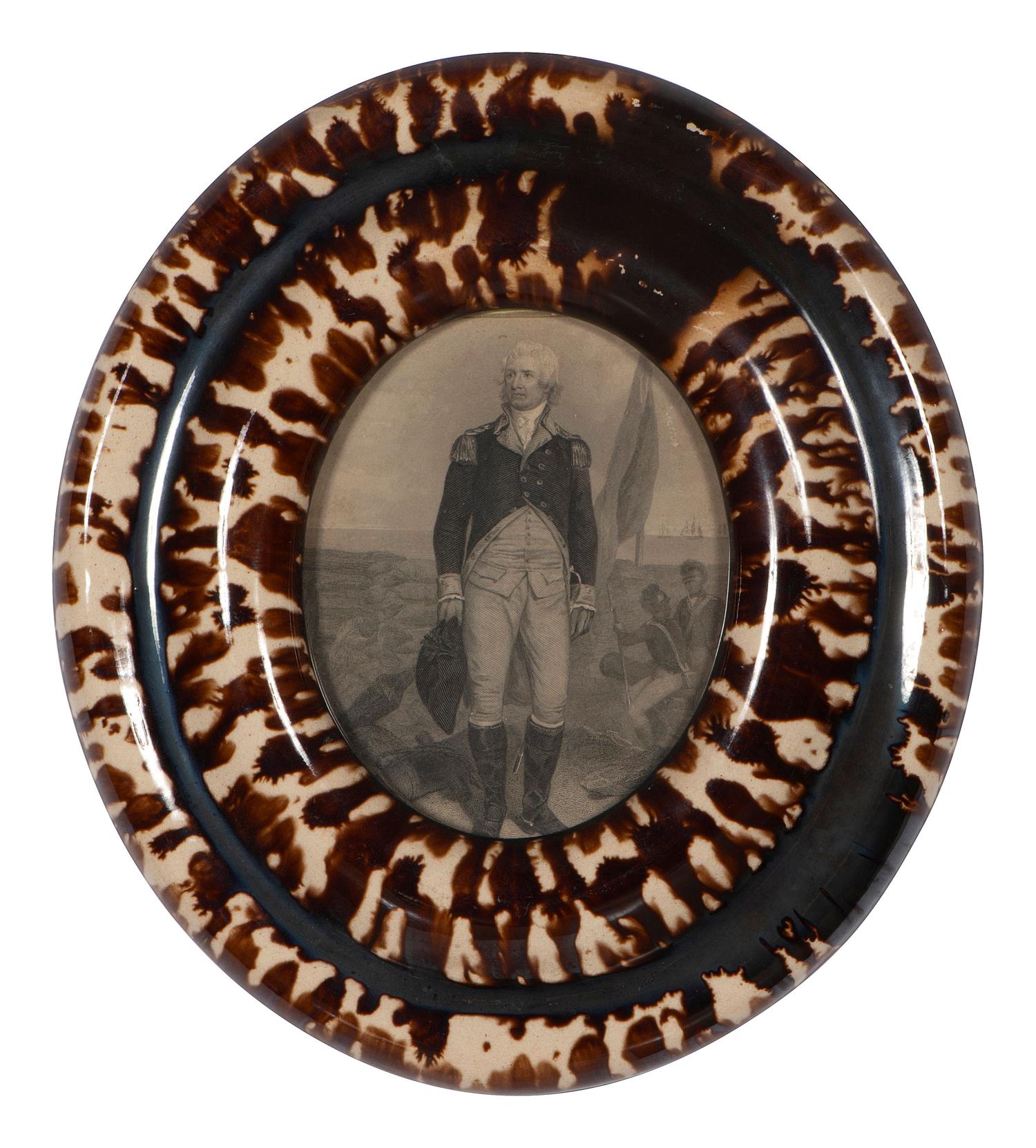 A Pair of Flint Enamel Glaze Frames