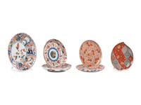 Six Imari Porcelain Plates