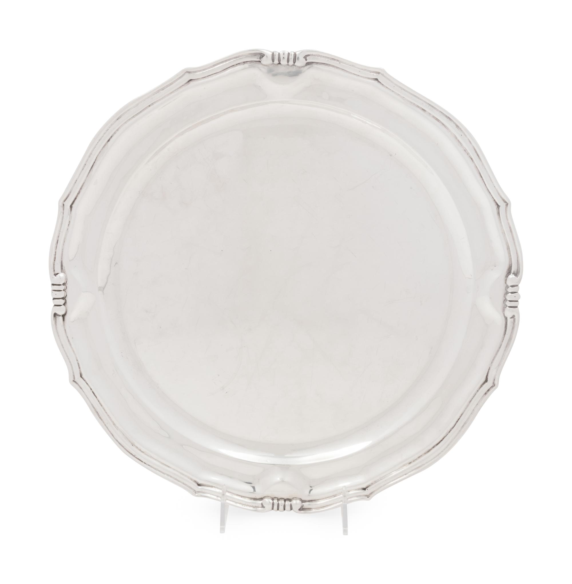A Mexican Silver Tray