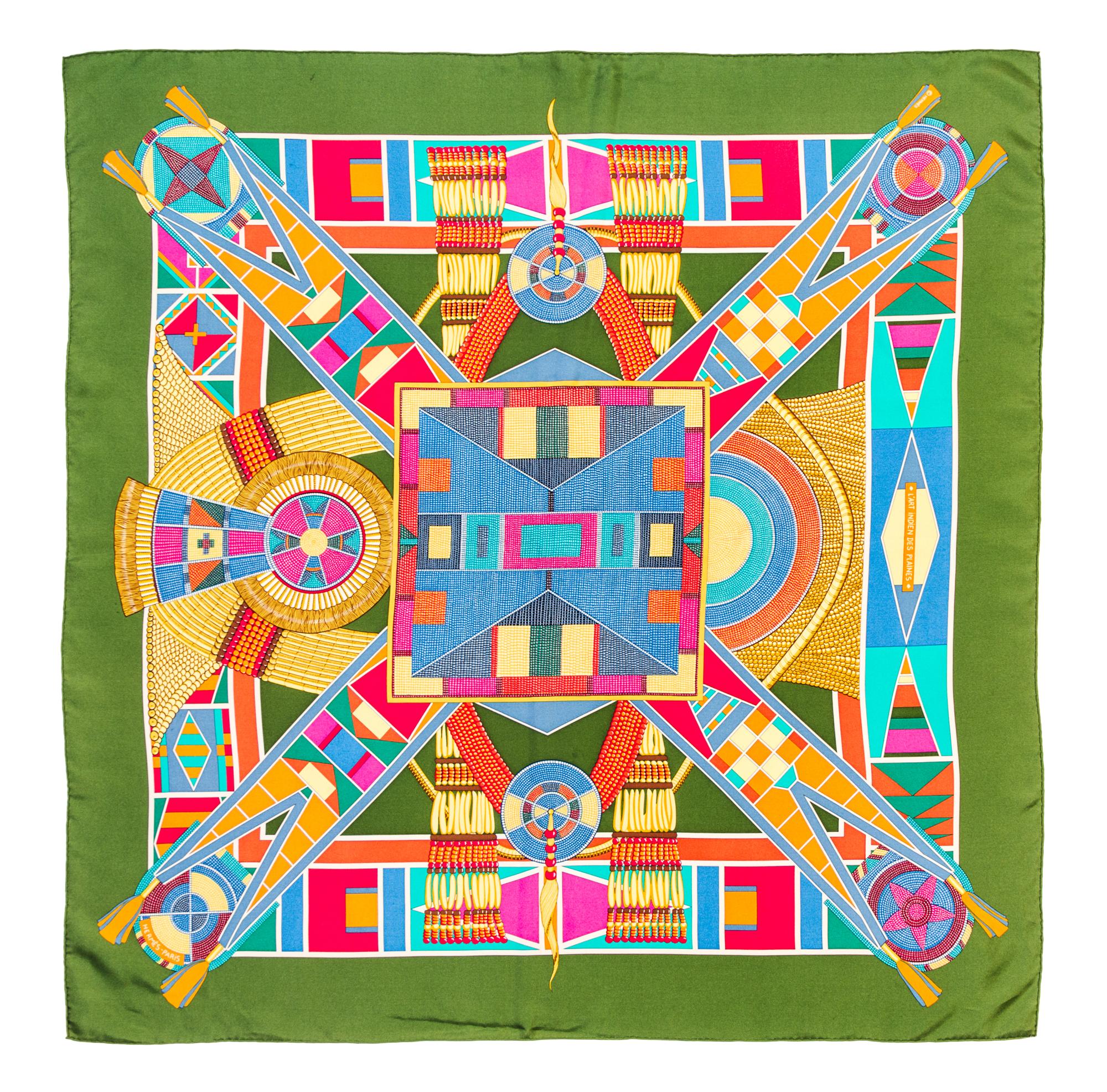 An Hermes 90cm Silk Scarf, 36" x 36".