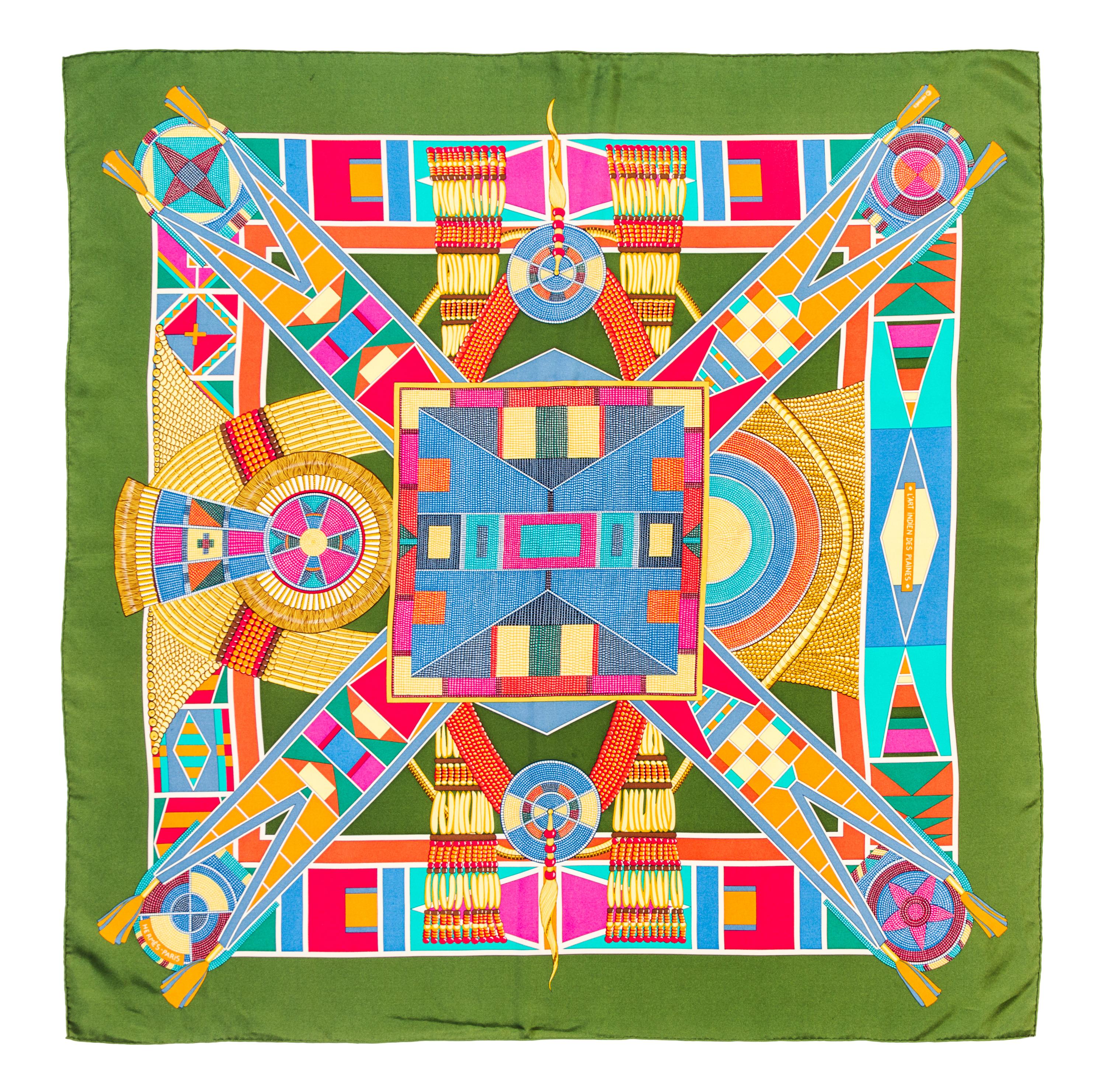 An Hermes 90cm Silk Scarf, 36" x 36".