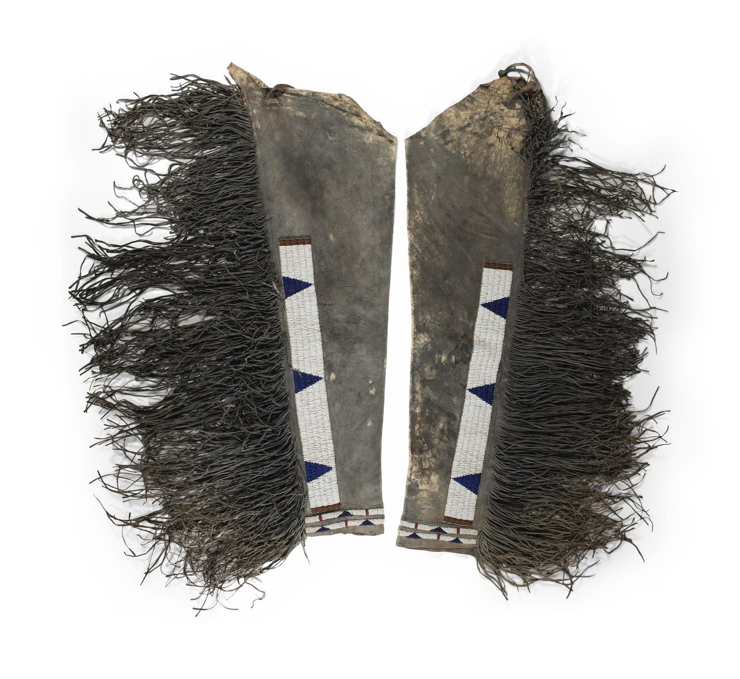 Sioux Beaded Hide Leggings