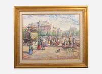 Hugues Claude Pissarro (French, b. 1935), Le Quai aux Fleurs