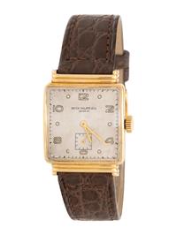 PATEK PHILIPPE, 'PRE-REFERENCE' 18K YELLOW GOLD WATCH