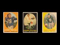 A Group of Over 150 1958 Topps Football Cards,