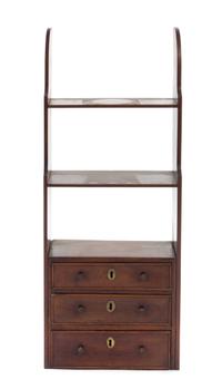 A George III Mahogany Hanging Etagere — EARLY 19TH CENTURY