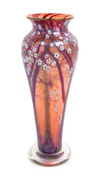 Orient & Flume, CHICO, CA, a glass vase by Bruce Sillars and Scott Beyers