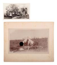 IRWIN, William Edward "Ed" (1871-1935). An archive of 7 photographs of hunting scenes in Indian Territory, Oklahoma, and Texas Hill Country. ca 1880s–1890s.