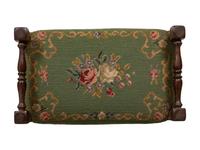 Three Upholstered Foot Stools