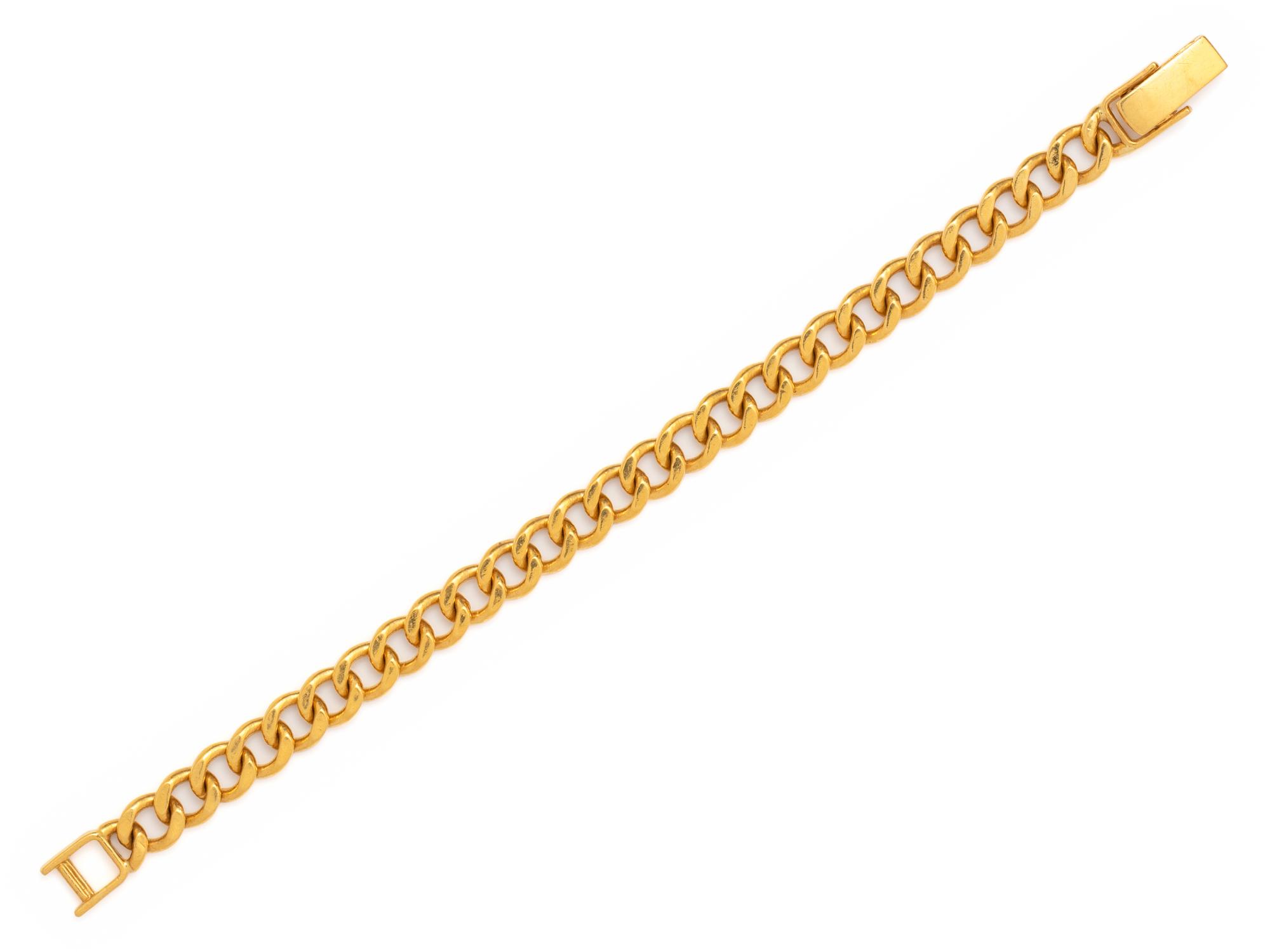 HIGH KARAT YELLOW GOLD BRACELET