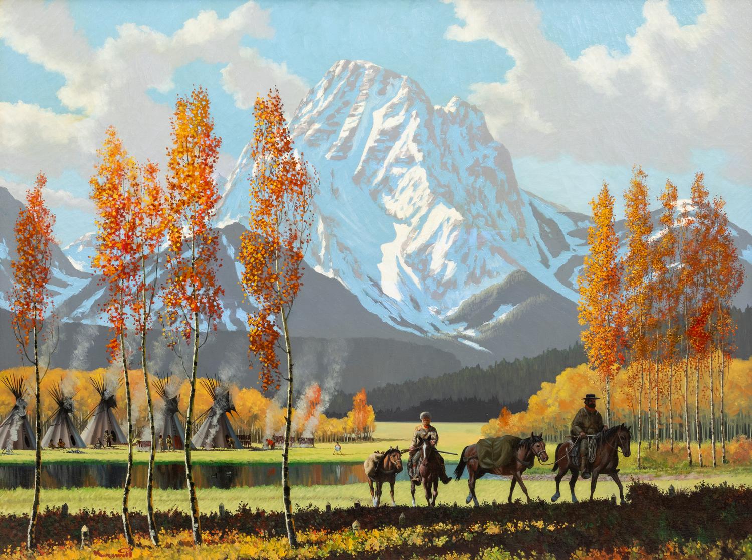 Fall In The Tetons