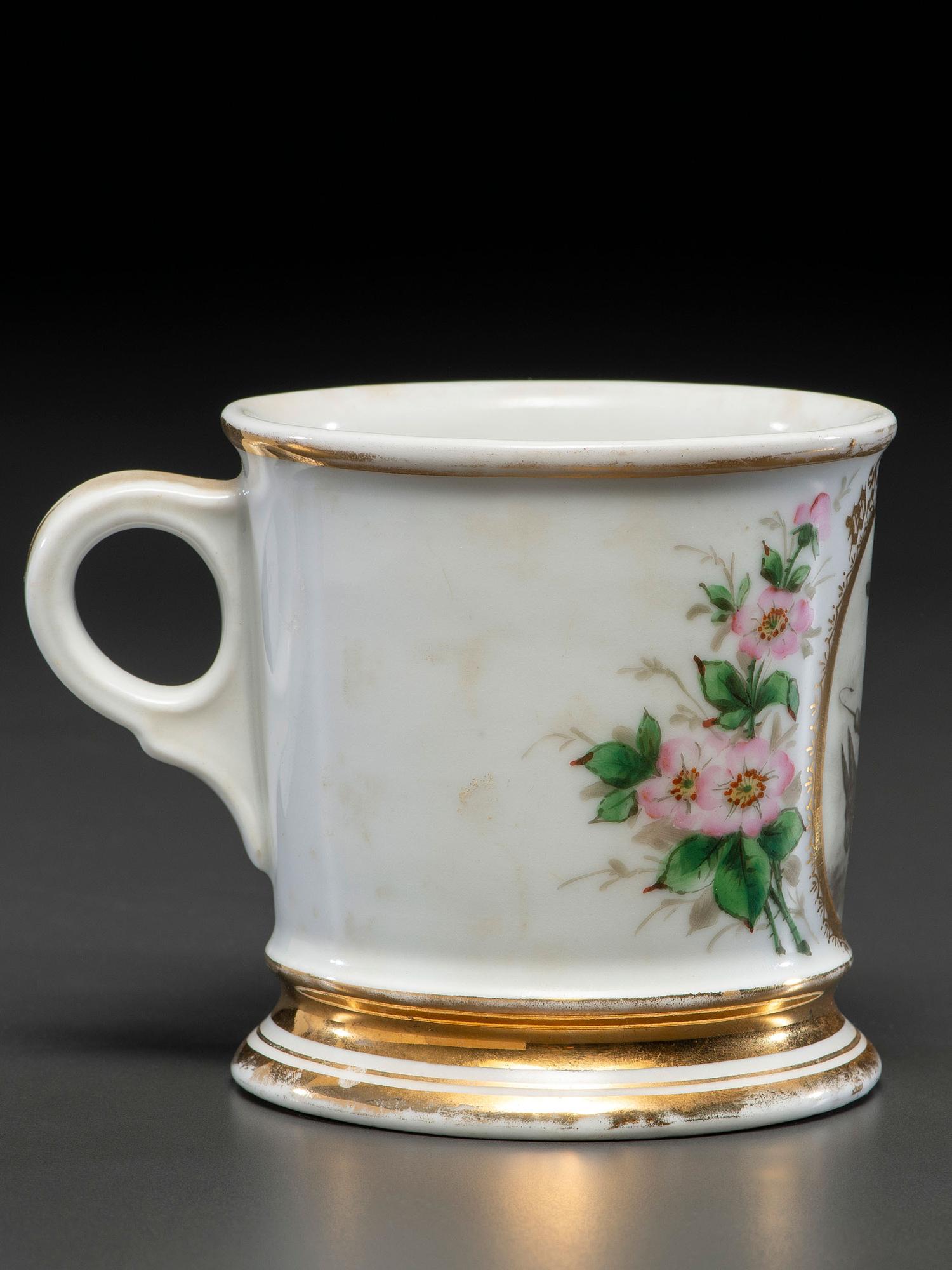 A Politician's Porcelain Occupational Shaving Mug