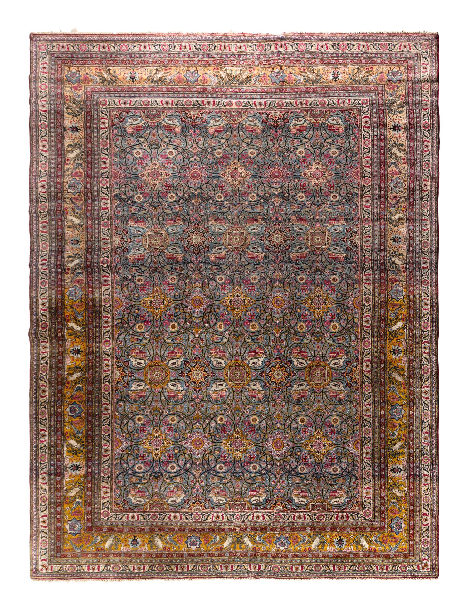 A Kirman Wool Rug