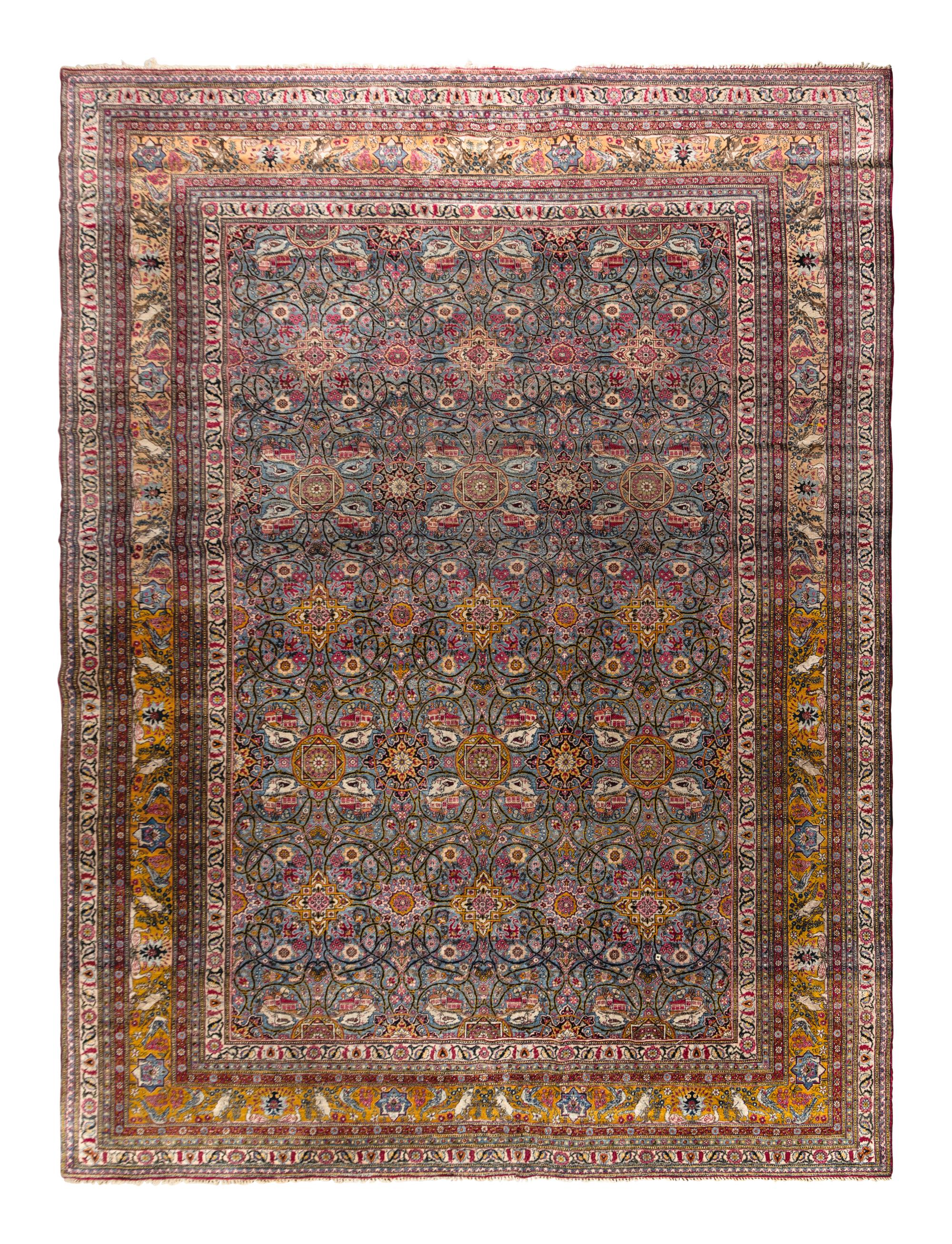 A Kirman Wool Rug