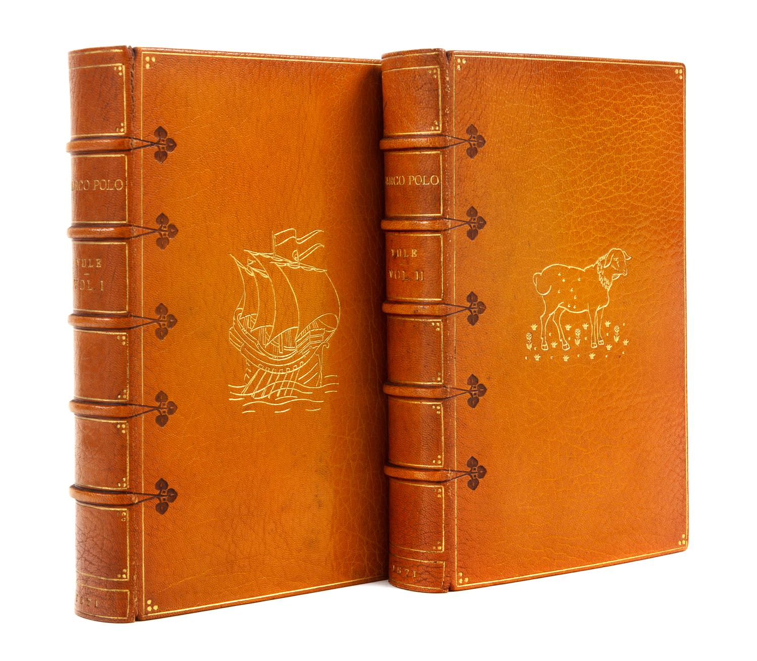 [POLO, Marco (1254?-1354?)]. YULE, Henry (1820-1889), translator. The Book of Ser Marco Polo, the Venetian. Concerning the Kingdoms and