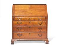 A Chippendale walnut slant-front desk, Southeastern Pennsylvania, circa 1770
