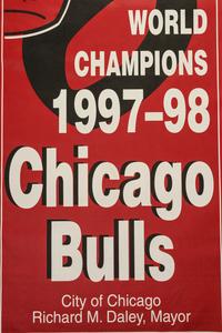 A 1998 Scottie Pippen Signed Chicago Bulls "Last Dance" Era NBA Champions Chicago Large Street Banner