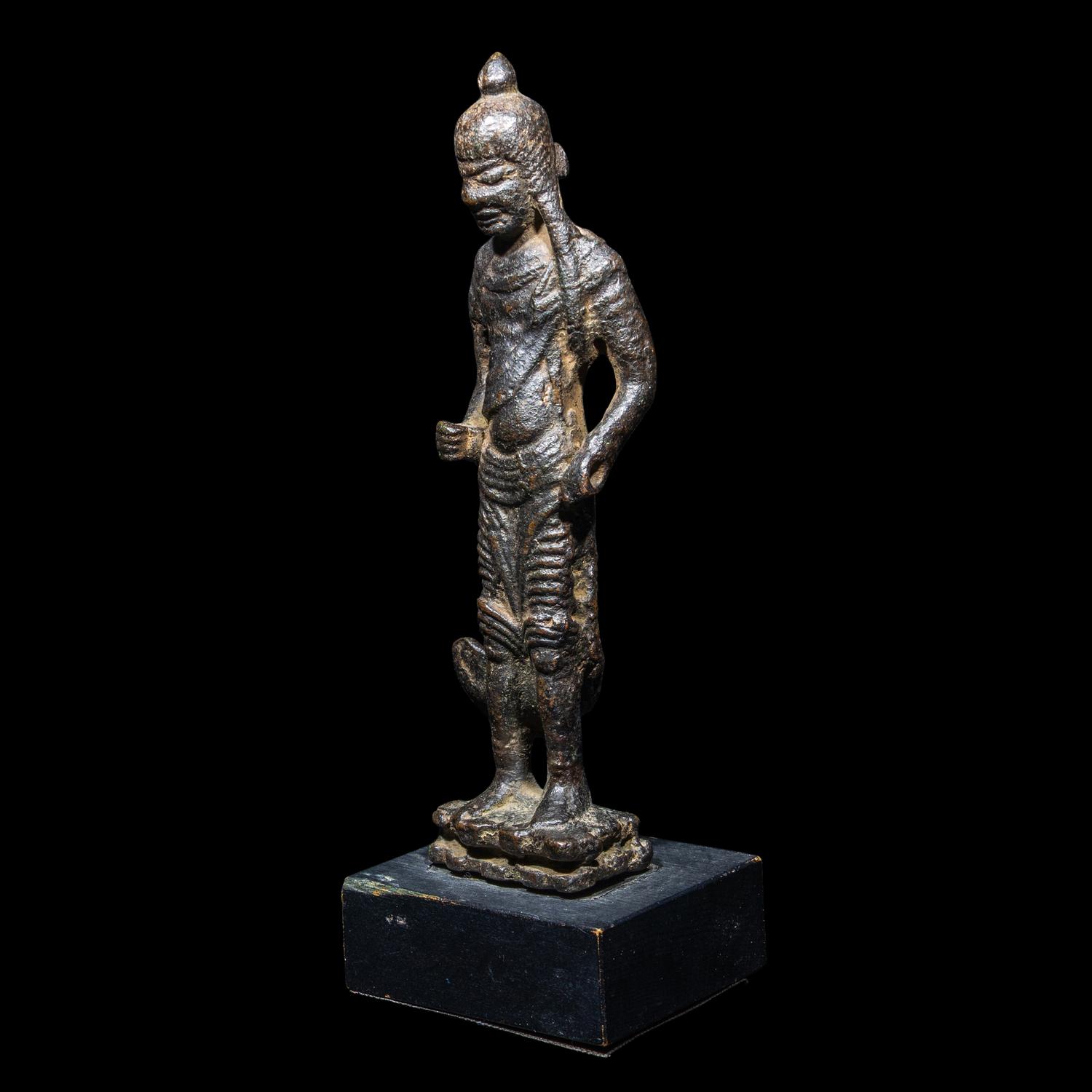 A Chinese Bronze Figure of Achala, Dali Kingdom 大理銅立佛