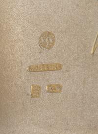 A Russian Silver Cigarette Case, Maker's Mark of K. Faberge, Master Mark of Anders Nevalainen, St. Petersburg, Early 20th Century, the