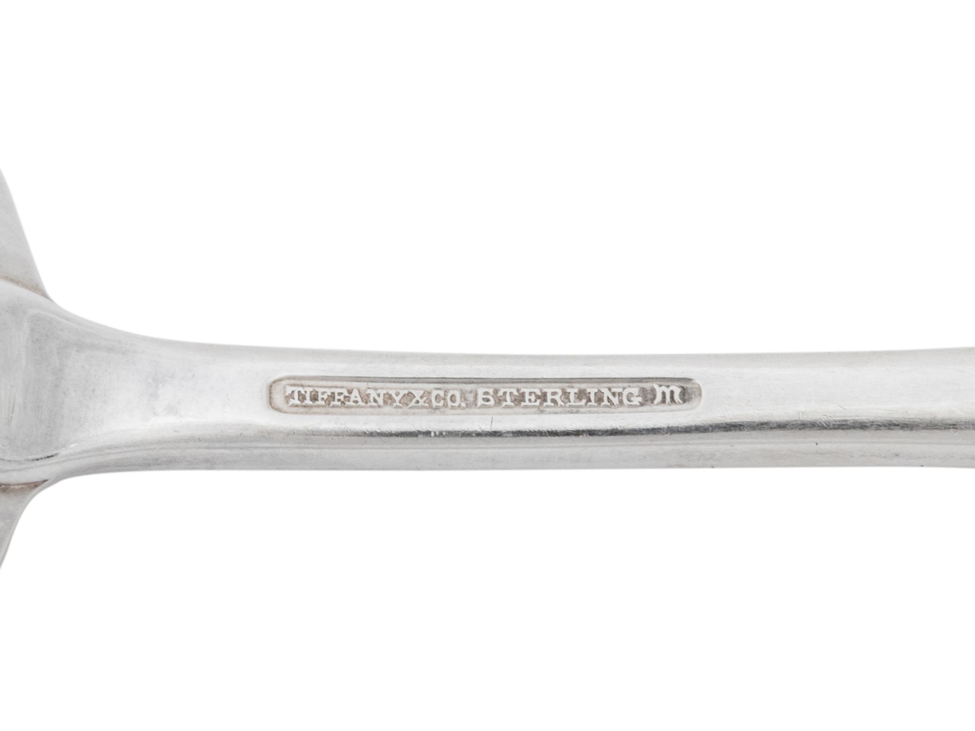 Twelve Tiffany and Co. Silver Soup Spoons