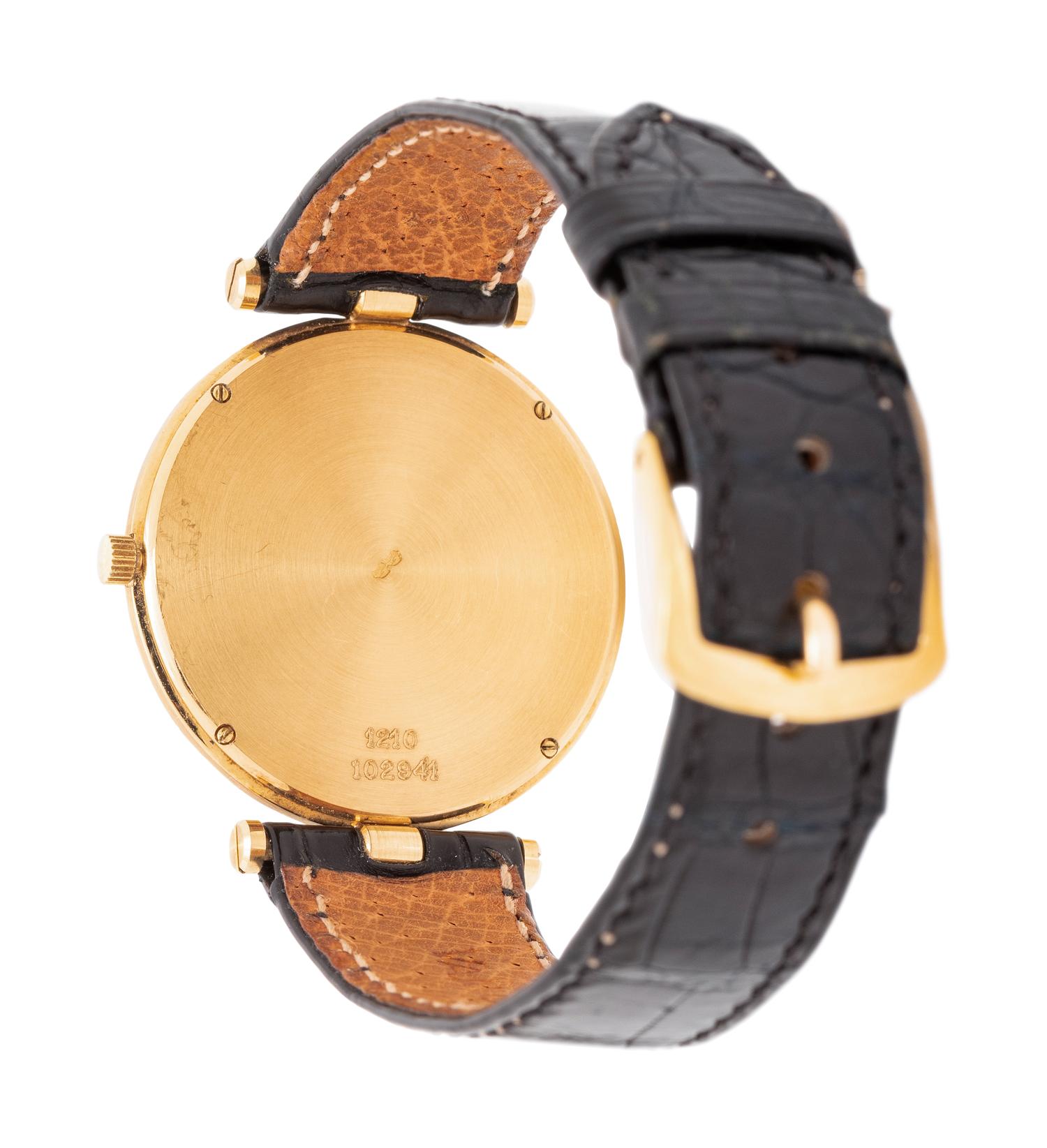 VAN CLEEF & ARPELS, 18K YELLOW GOLD WRISTWATCH