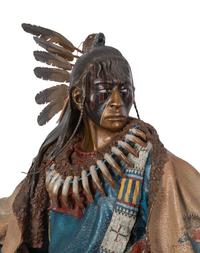 Dave McGary (American, 1958-2013) Bounty of Gray Hawk , Artist's Casting, 1997