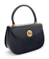 Gucci Leather Bag with Tiger Head Closure, 1970-90s