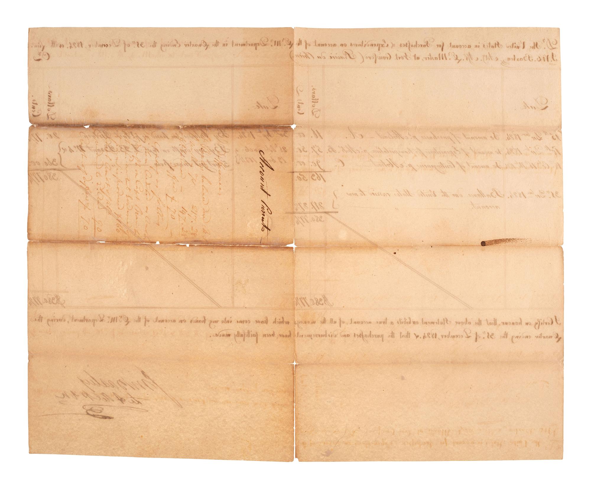 [MICHIGAN TERRITORY] -- [WISCONSIN TERRITORY]. A group of documents related to Prairie du Chien, Fort Crawford, and early Wisconsin settlement comprising: