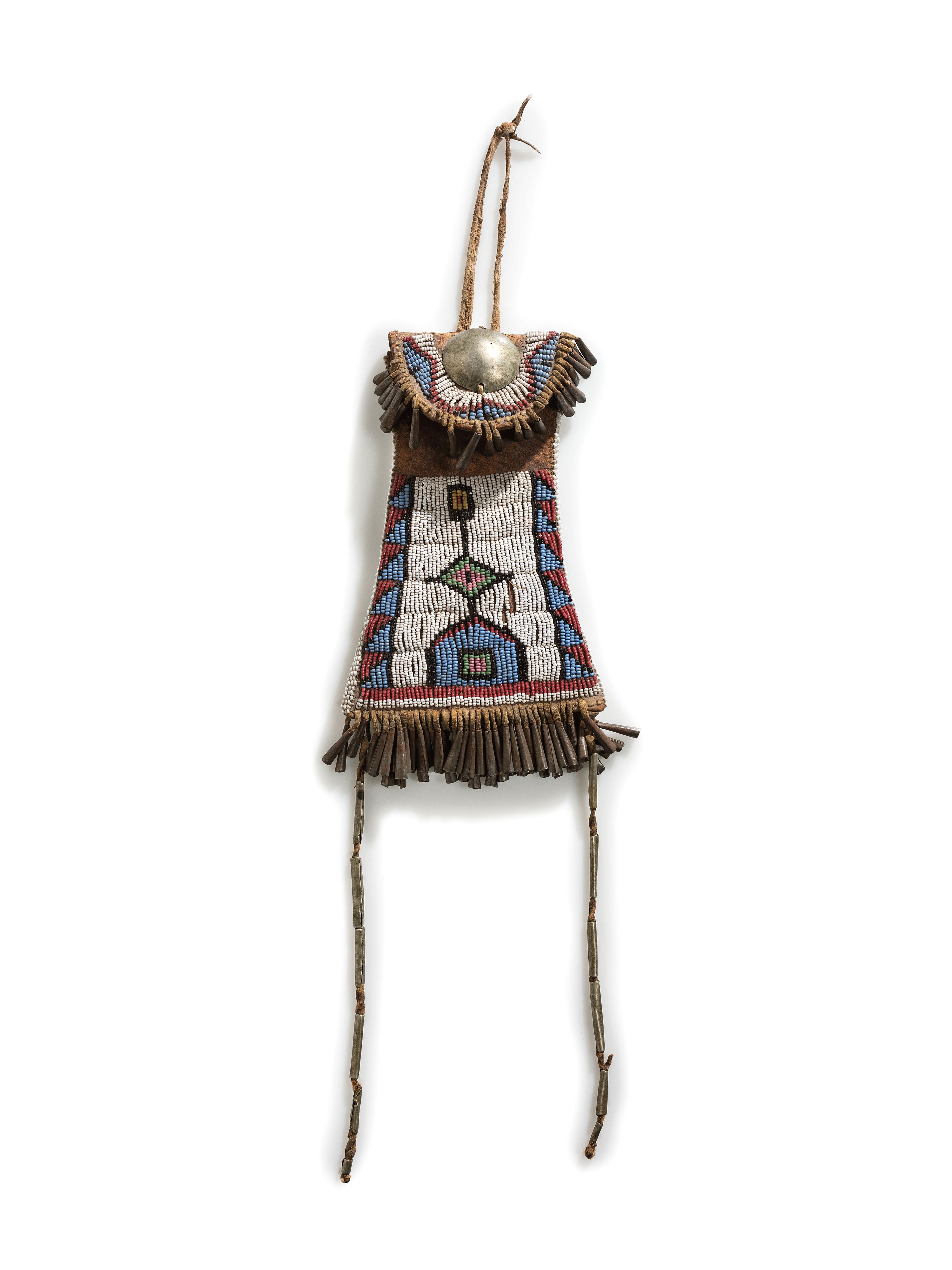 Arapaho Beaded Strike-a-Light Bag