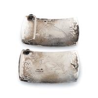 Sterling Silver Overlay Belt Buckles