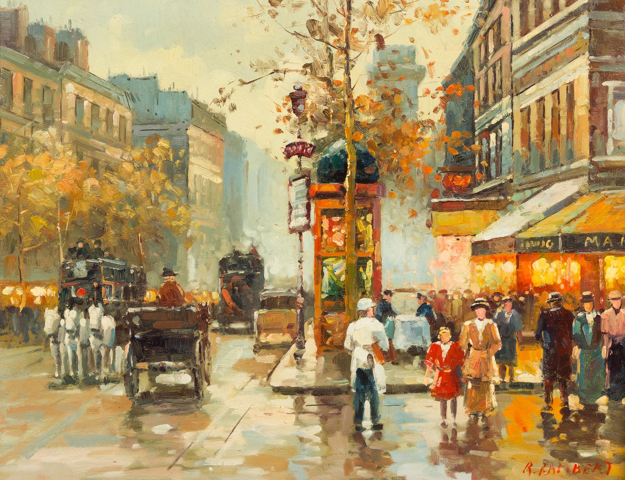 Rene Rambert, (French, 1901-1991), Street Scene