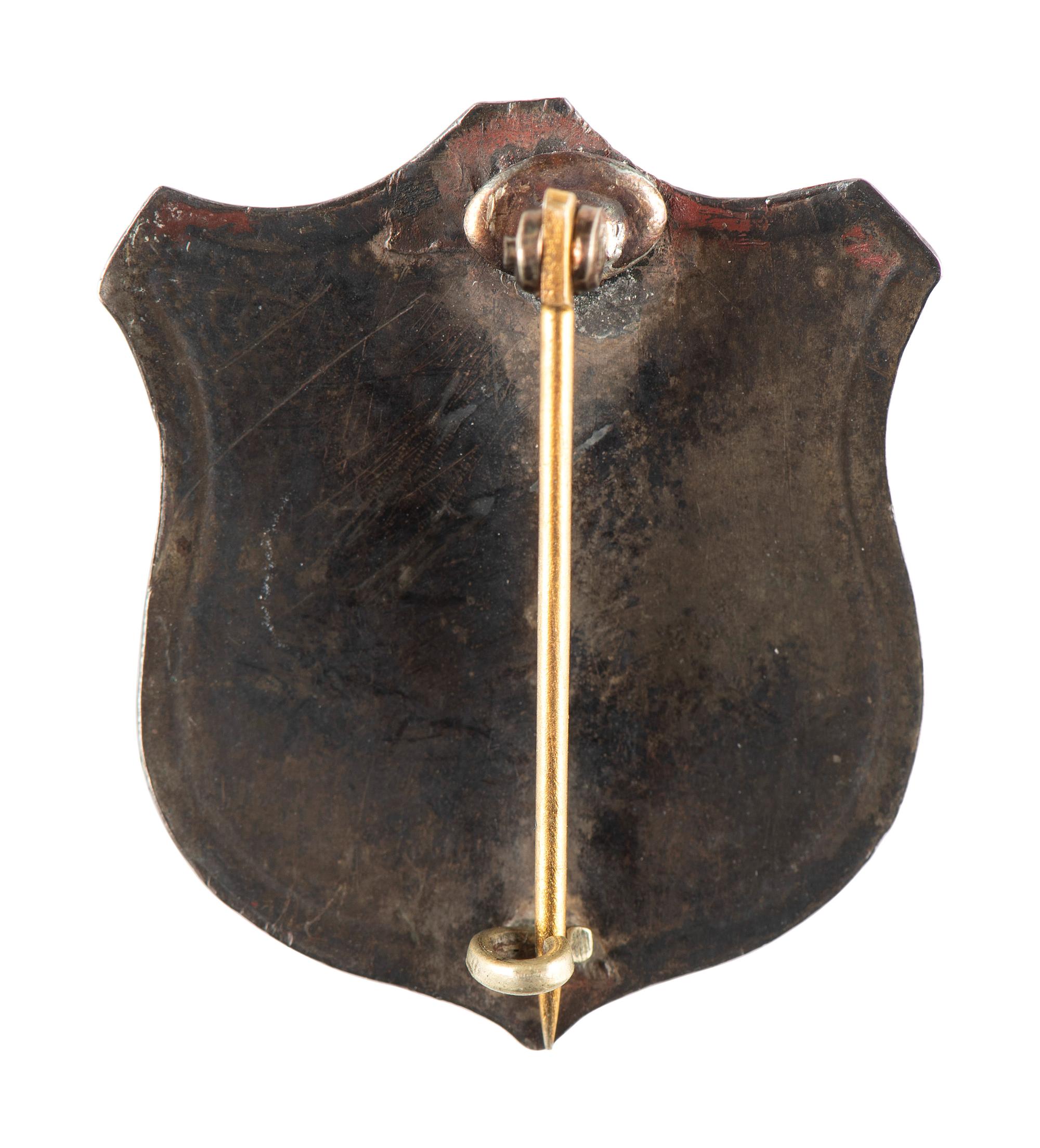 [CIVIL WAR]. Barney Shanker, 26th Kentucky Infantry ID badge.