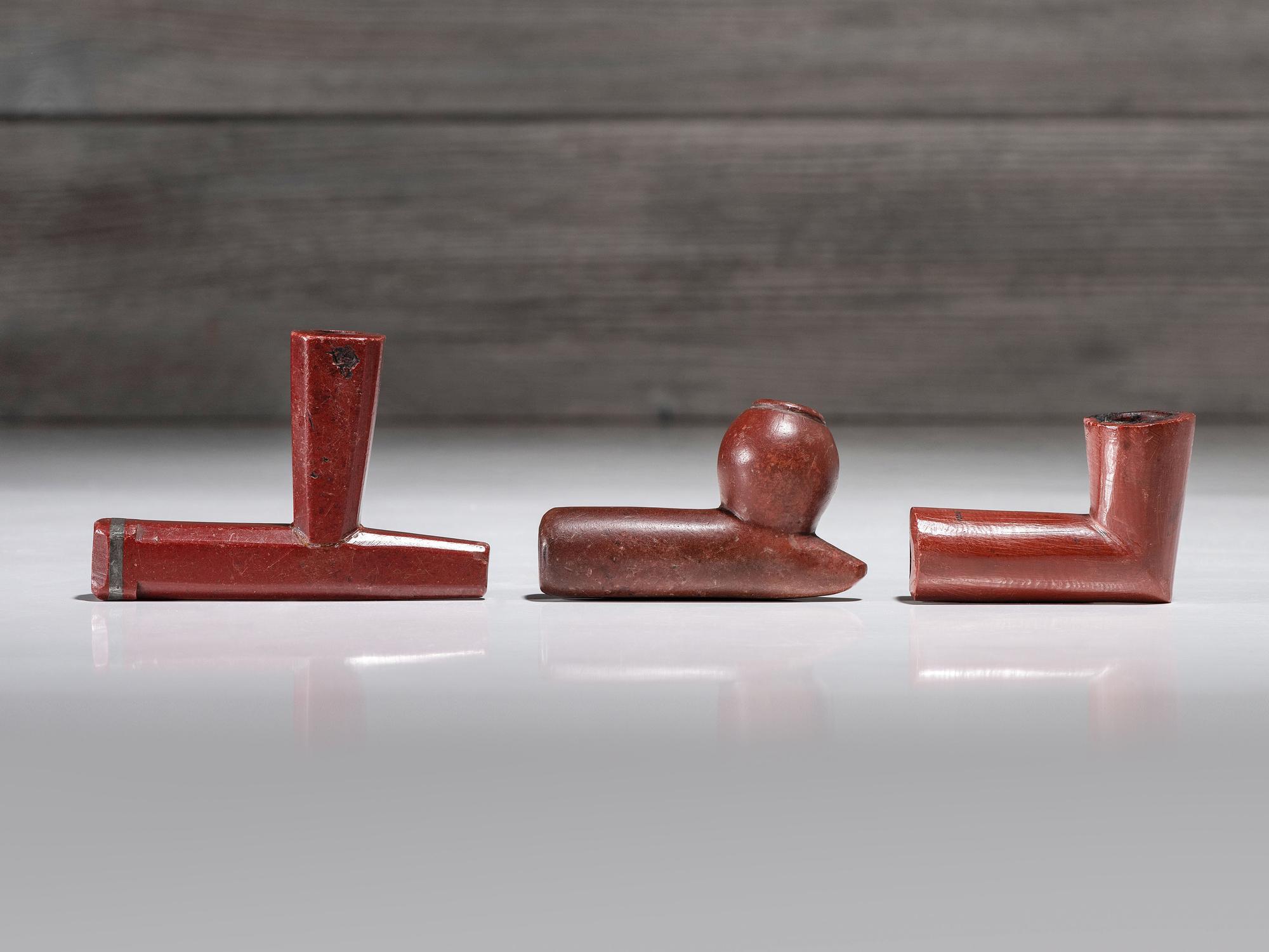 Plains Catlinite Pipe Bowls