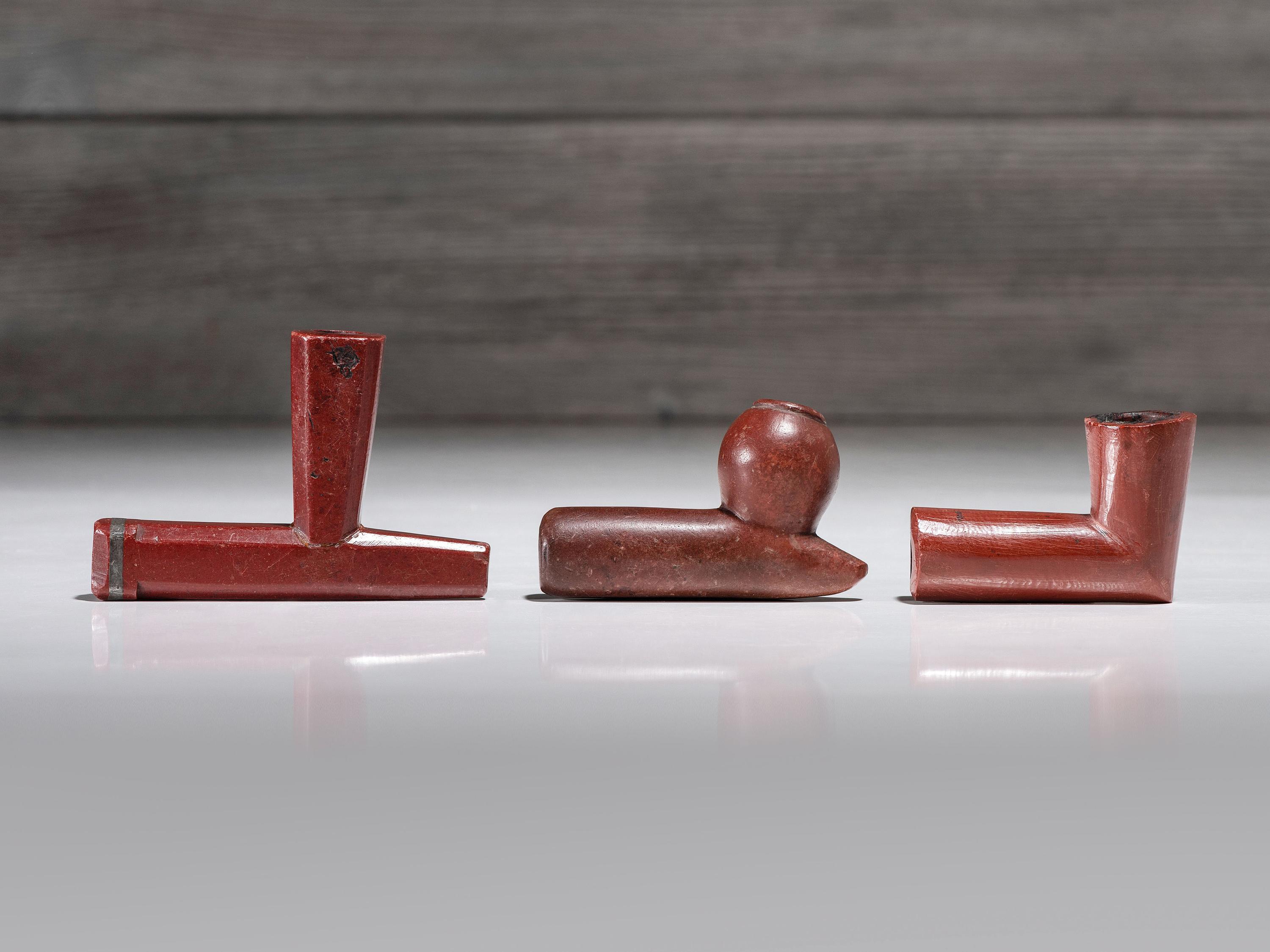 Plains Catlinite Pipe Bowls