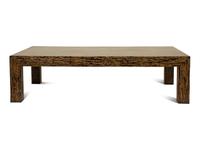 A Contemporary Palmwood-Veneered Cocktail Table