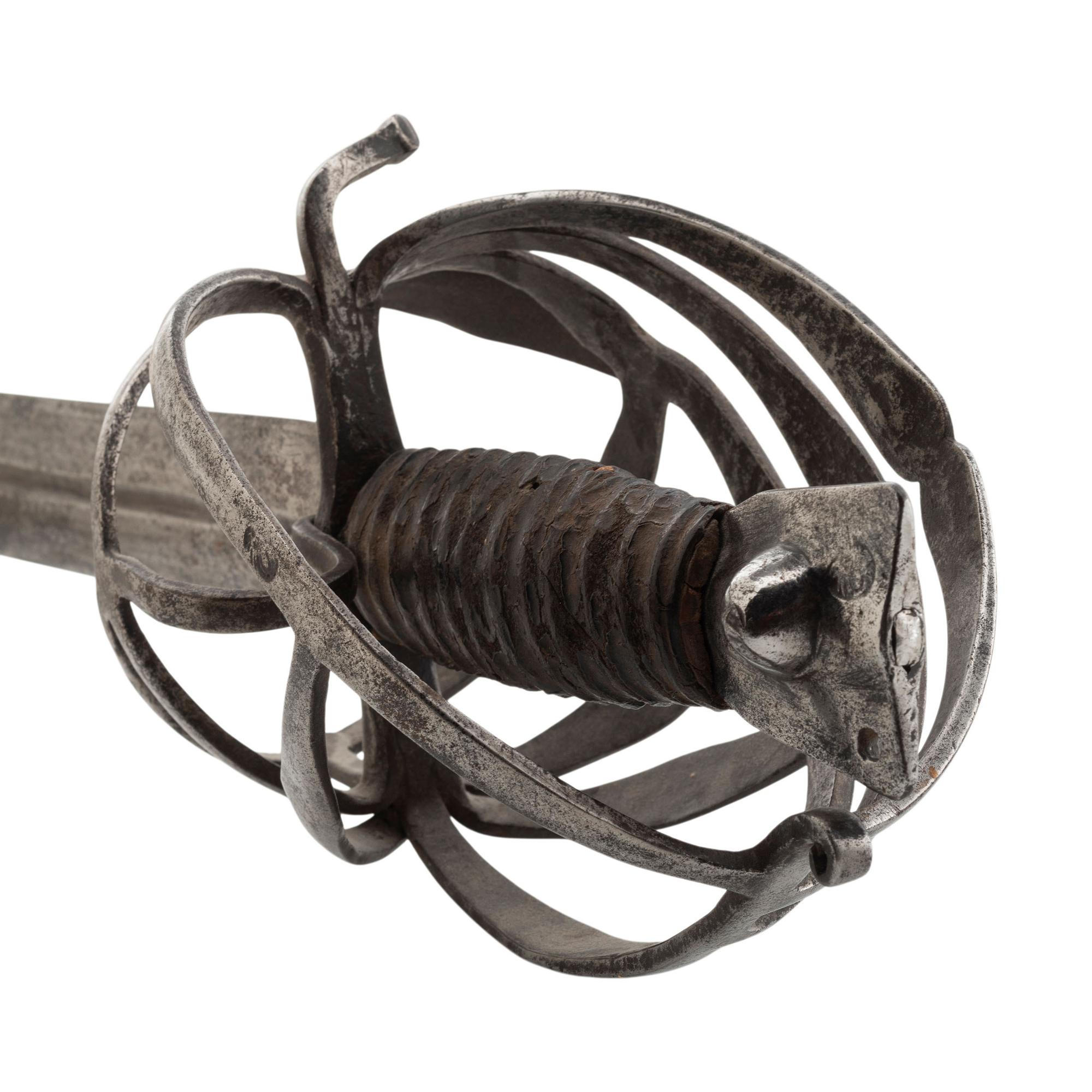 Venetian Schiavona Basket Hilt Broadsword
