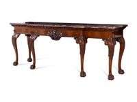 A George III Style Carved Mahogany Sideboard