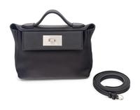 Hermès Mini 24/24 in Noir Swift Leather, 2022