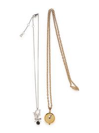 Two Designer Costume Necklaces by Dior and Gucci