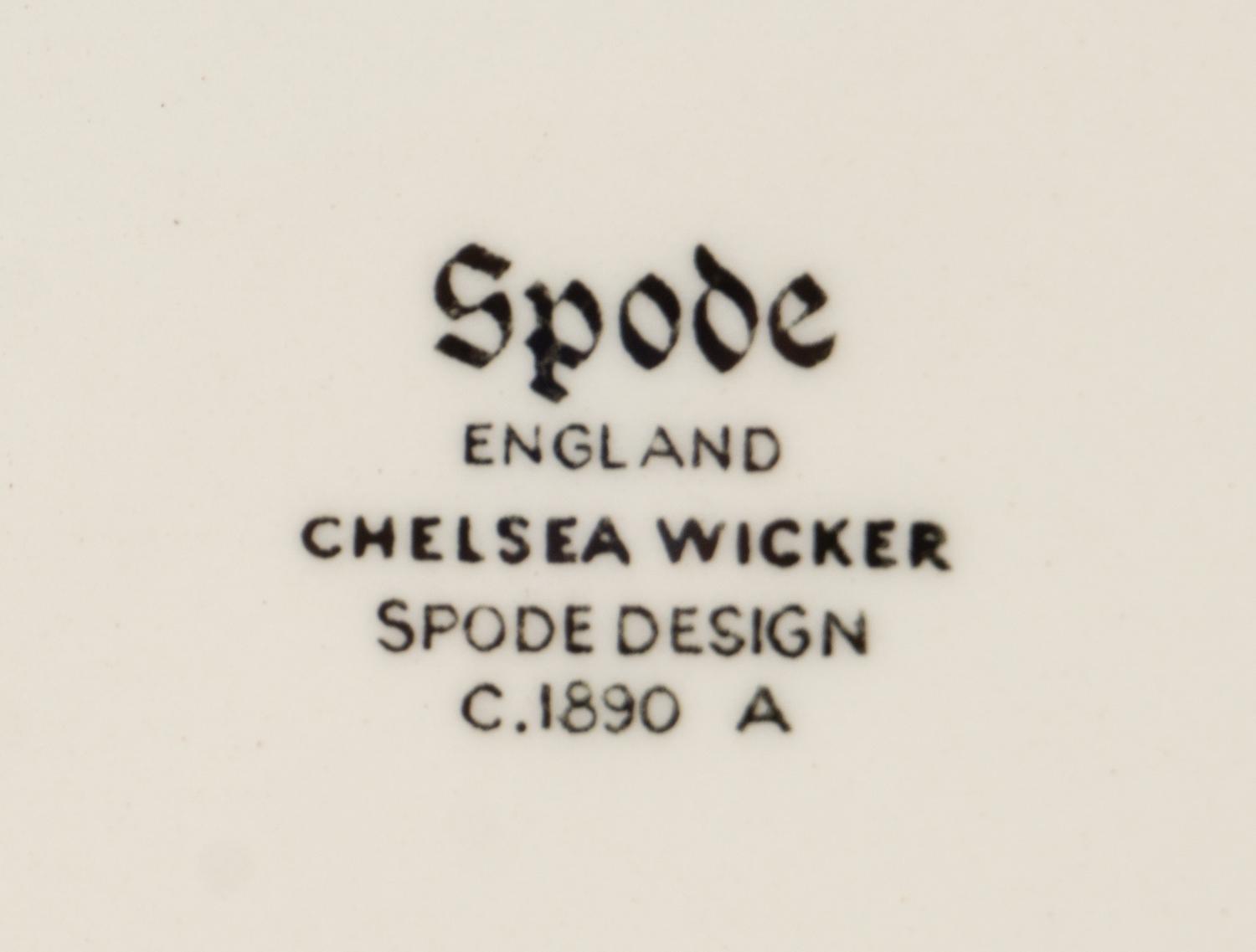 A Spode Porcelain Dinner Service
