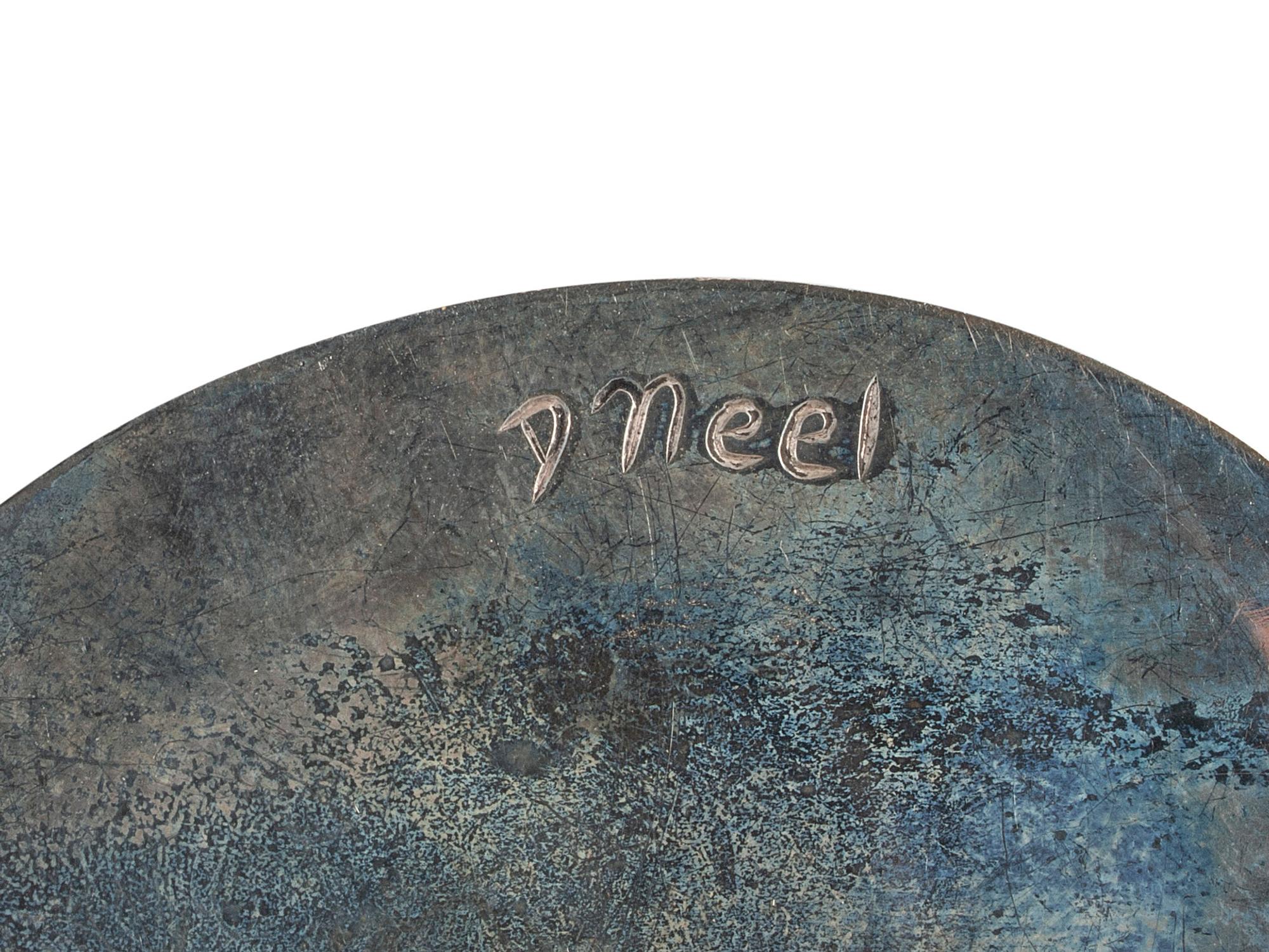 Silver Northwest Coast Necklace, with Gold Accents