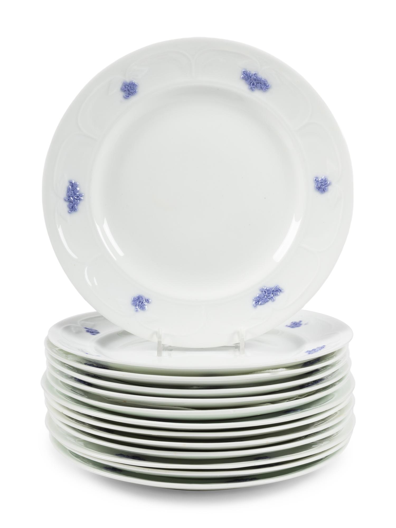 An Adderley Chelsea Porcelain Dinner Service