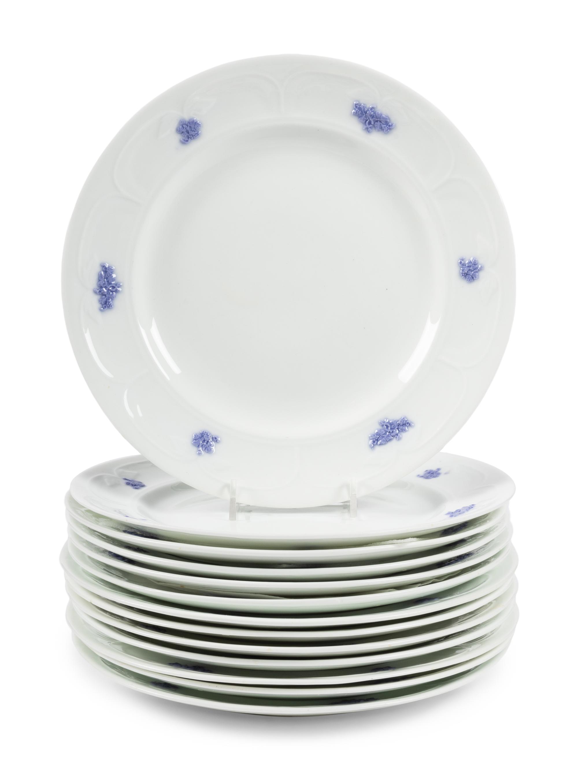 An Adderley Chelsea Porcelain Dinner Service