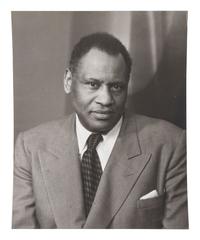 [PHOTOGRAPHY]. JACOBI, Lotte (1896-1990), photographer. Portrait of Paul Robeson. 1952 (printed later).