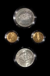 *A United States 1987 Constitution Bicentennial Four-Coin Set