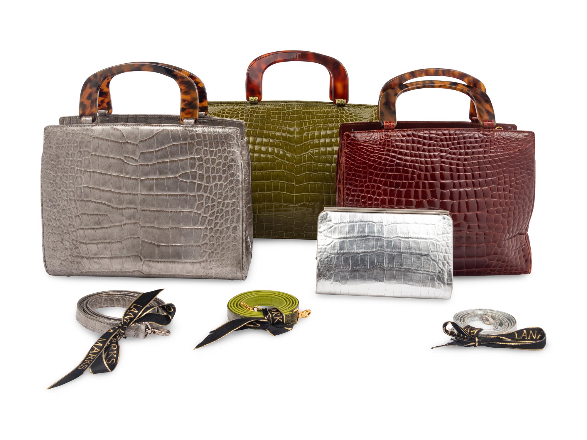 Four Lana Marks Crocodile & Alligator Bags