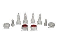 A Collection of S. Kirk and Son Repousse Table Articles